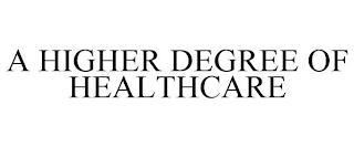 A HIGHER DEGREE OF HEALTHCARE trademark