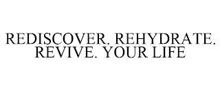 REDISCOVER. REHYDRATE. REVIVE. YOUR LIFE trademark