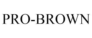 PRO-BROWN trademark