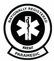 NATIONALLY REGISTERED PARAMEDIC NREMT trademark