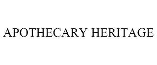 APOTHECARY HERITAGE trademark