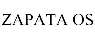 ZAPATA OS trademark