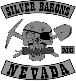 SILVER BARONS MC NEVADA EST. 2003 trademark