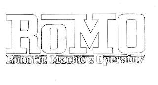 ROMO ROBOTIC MACHINE OPERATOR trademark