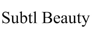 SUBTL BEAUTY trademark