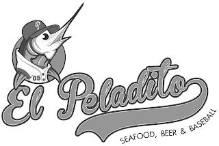 EL PELADITO SEAFOOD, BEER & BASEBALL P 05 trademark