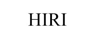 HIRI trademark