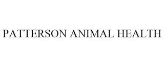 PATTERSON ANIMAL HEALTH trademark