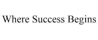 WHERE SUCCESS BEGINS trademark