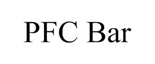 PFC BAR trademark