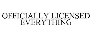 OFFICIALLY LICENSED EVERYTHING trademark