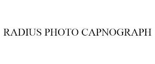 RADIUS PHOTO CAPNOGRAPH trademark