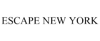 ESCAPE NEW YORK trademark