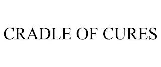 CRADLE OF CURES trademark