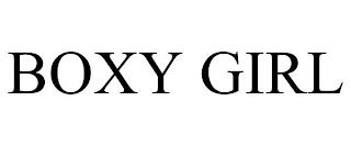 BOXY GIRL trademark