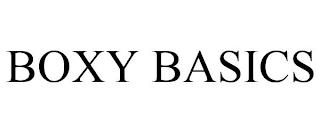 BOXY BASICS trademark