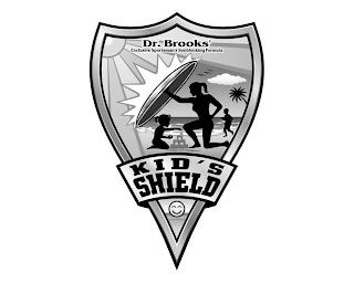 KID'S SHIELD DR. BROOKS' EXCLUSIVE SPORTSMAN'S SUNBLOCKING FORMULA trademark