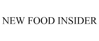 NEW FOOD INSIDER trademark