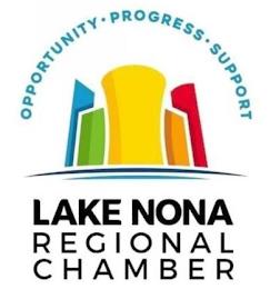 OPPORTUNITY · PROGRESS · SUPPORT LAKE NONA REGIONAL CHAMBER trademark