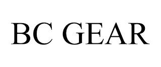 BC GEAR trademark