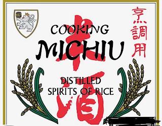 COOKING MICHIU DISTILLED SPIRITS OF RICE trademark