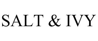 SALT & IVY trademark