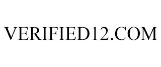 VERIFIED12.COM trademark