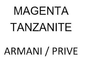 MAGENTA TANZANITE ARMANI / PRIVE trademark