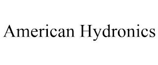 AMERICAN HYDRONICS trademark