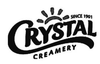 CRYSTAL CREAMERY SINCE 1901 trademark