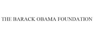 THE BARACK OBAMA FOUNDATION trademark