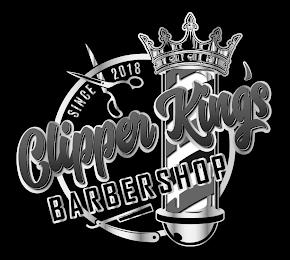 CLIPPER KING'S BARBERSHOP SINCE 2018 trademark