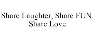 SHARE LAUGHTER, SHARE FUN, SHARE LOVE trademark