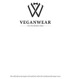 VEGANWEAR FOR THE MODERN MAN WE SELL HIGH-END VEGAN (ANIMAL-FREE) ATTIRE FOR PROFESSIONAL VEGAN MEN. trademark