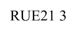 RUE21 3 trademark