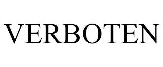 VERBOTEN trademark