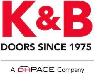 K&B DOORS SINCE 1975 A DHPACE COMPANY trademark