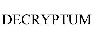 DECRYPTUM trademark