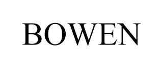 BOWEN trademark