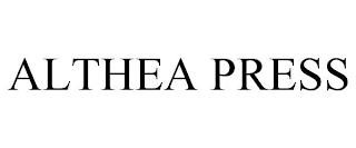 ALTHEA PRESS trademark