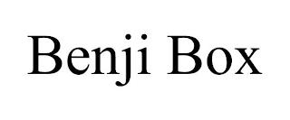 BENJI BOX trademark