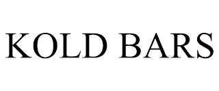 KOLD BARS trademark