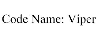 CODE NAME: VIPER trademark