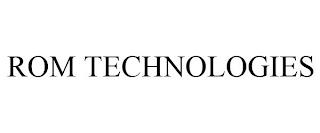 ROM TECHNOLOGIES trademark