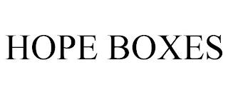 HOPE BOXES trademark