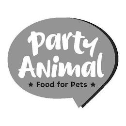 PARTY ANIMAL * FOOD FOR PETS * trademark