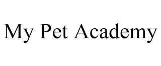 MY PET ACADEMY trademark