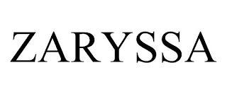 ZARYSSA trademark