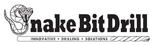 SNAKEBIT DRILL INNOVATIVE · DRILLING · SOLUTIONS trademark