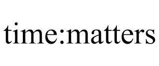 TIME:MATTERS trademark